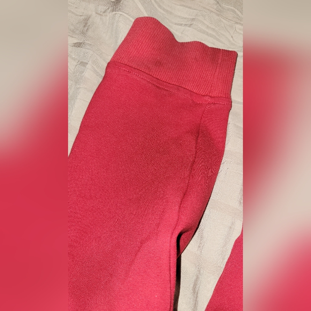 Guess Cherry Red Logo Jacket MENS XL A Few Stains On Back Arms View Pics - Picture 3 of 7